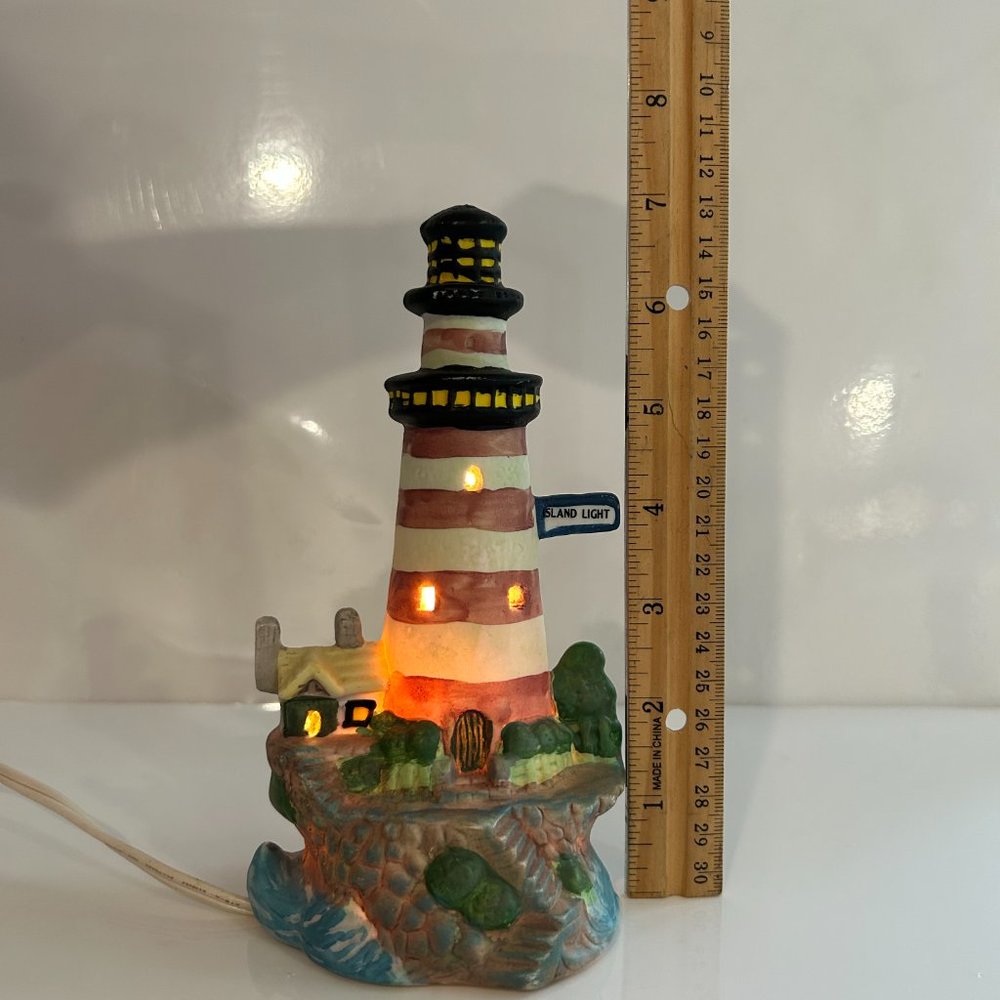 Christmas Holiday Village Lighthouse - Picture 2 of 5